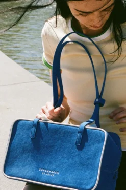 CPH BAG 25 recycled suede blue