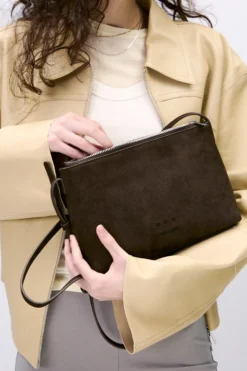 CPH BAG 7 recycled suede chocolate
