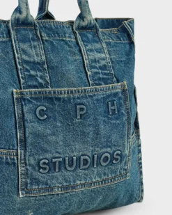 CPH BAG 5 washed denim blue