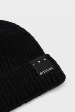 CPH BEANIE 4 wool mix black
