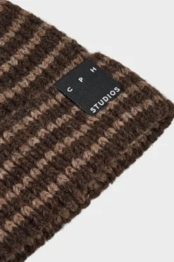 CPH BEANIE 4 wool mix brown