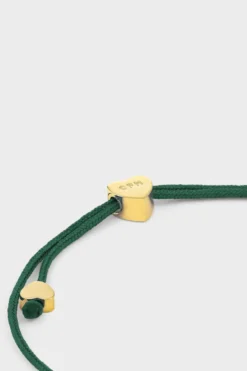 CPH BRACELET 2 balloon hearts gold/olive