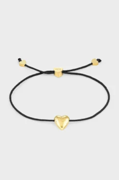 CPH BRACELET 2 balloon hearts gold/black