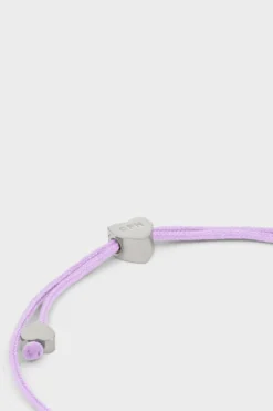 CPH BRACELET 2 balloon hearts silver/purple