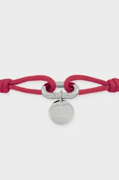 CPH BRACELET 3 cord silver/burgundy