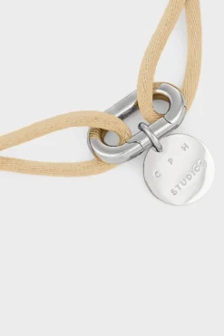 CPH BRACELET 3 cord silver/cream
