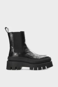 CPH686 croco leather black