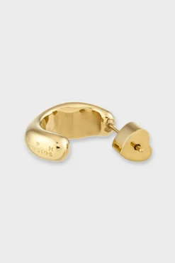 CPH EARRING 3 off shape gold