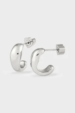 CPH EARRING 3 off shape silver