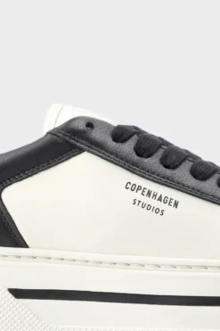 CPH181 leather mix black/cream beige