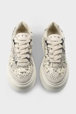 CPH191 leather mix snake cream