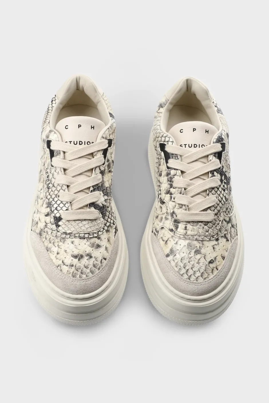 CPH191 leather mix snake cream