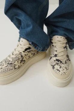 CPH191 leather mix snake cream