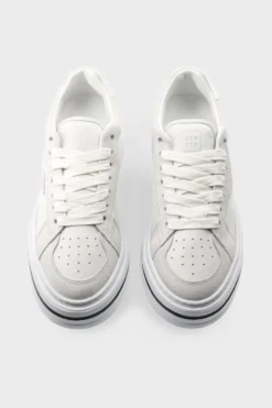 CPH181 leather mix white