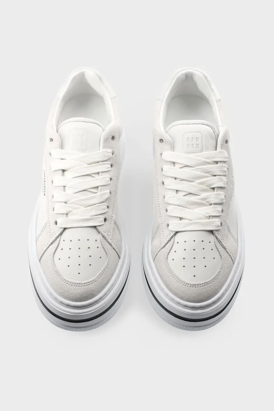 CPH181 leather mix white