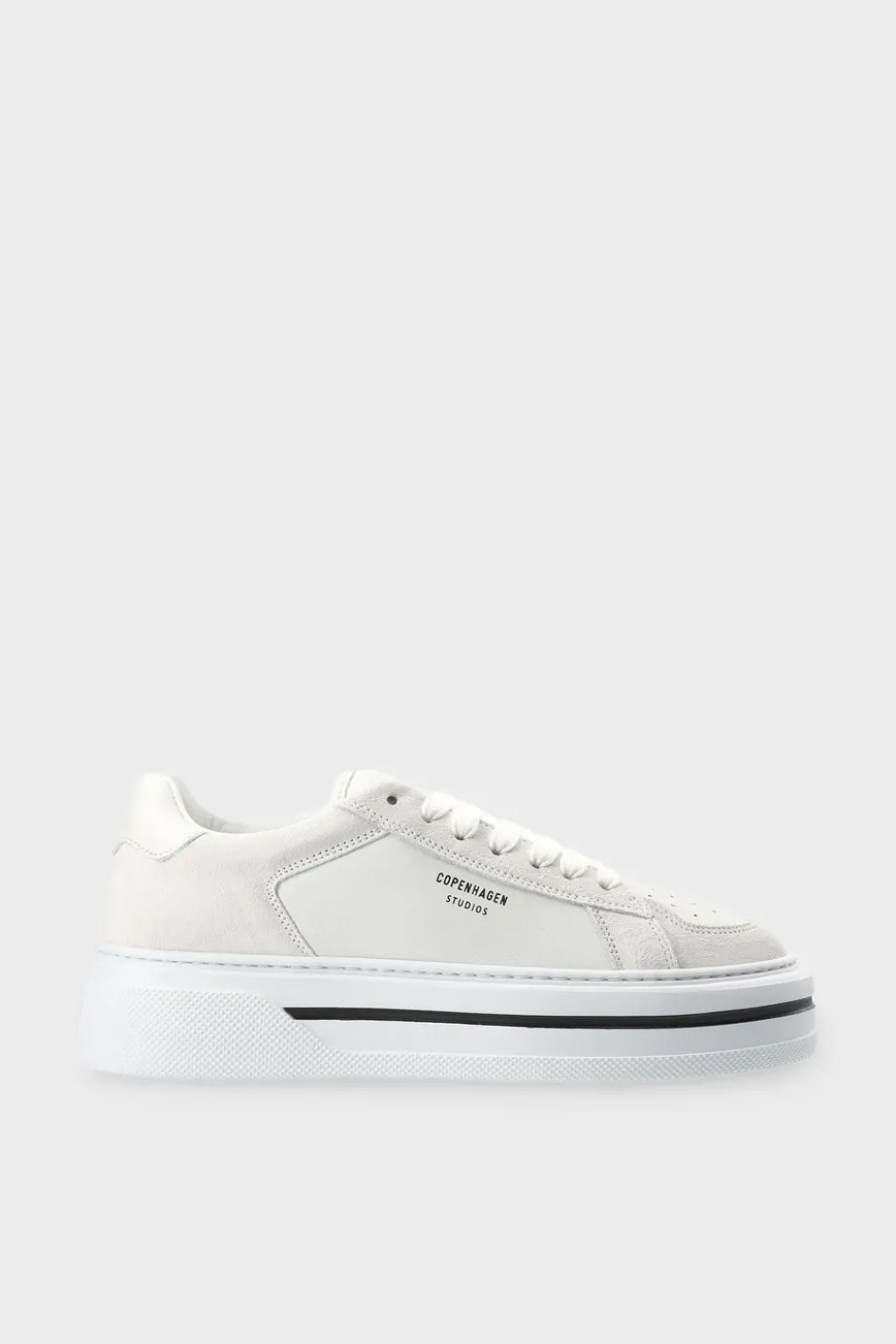 CPH181 leather mix white