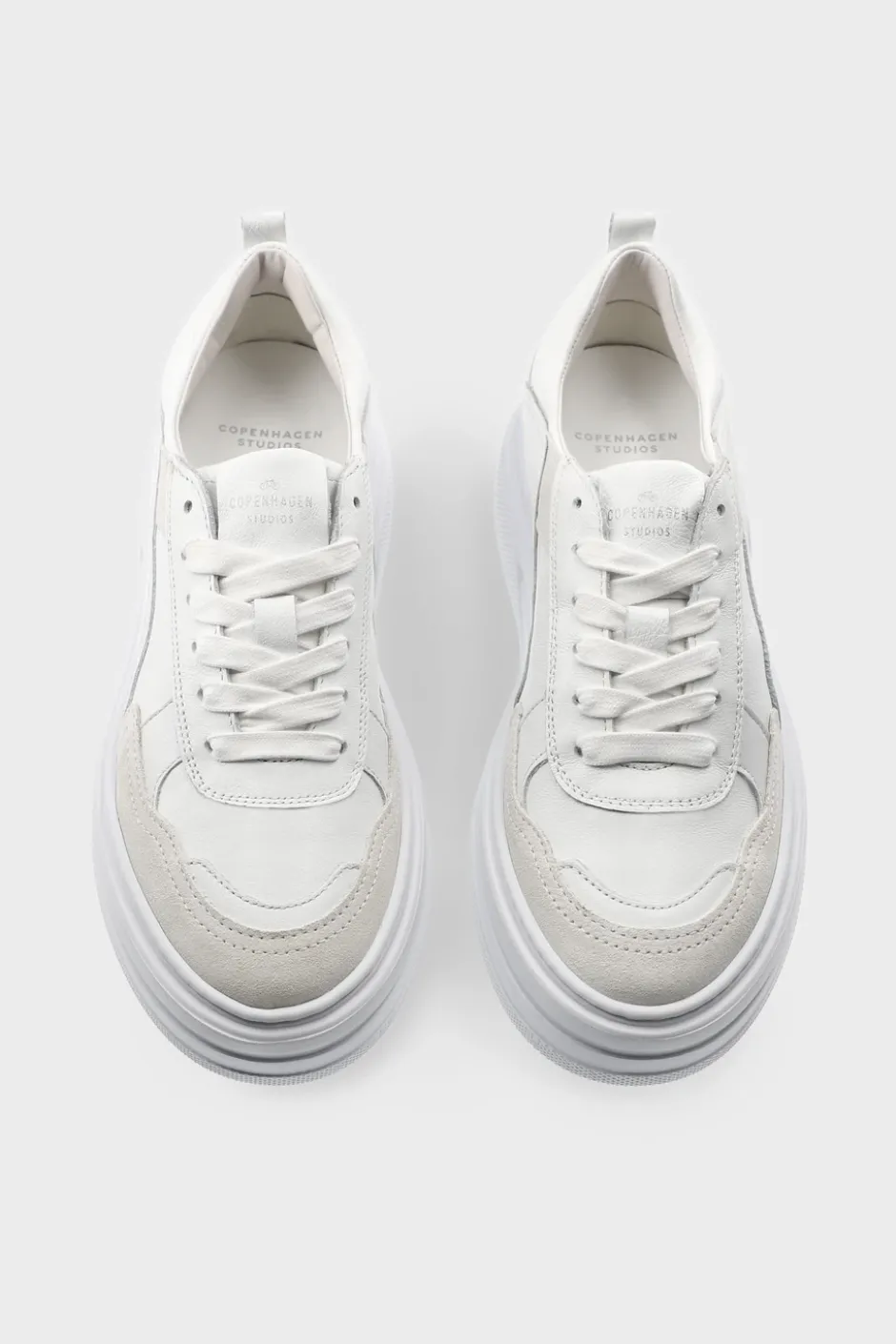 CPH189 leather mix white