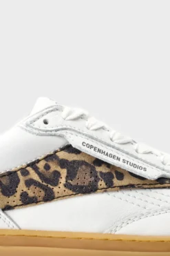 CPH90 leather mix white/leo