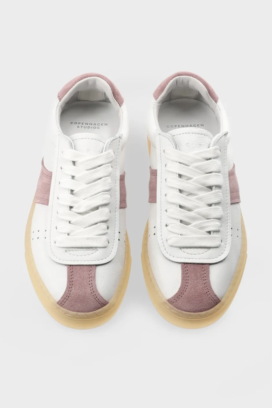 CPH98 leather mix white/pink