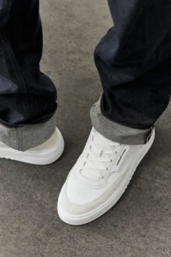 CPH89M leather mix white