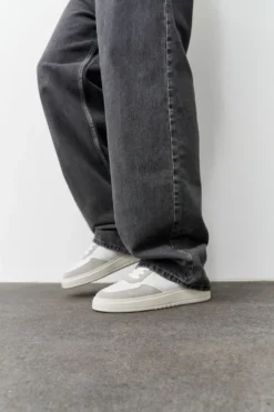CPH1M leather mix white/grey