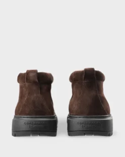 CPH604M suede teddy chocolate