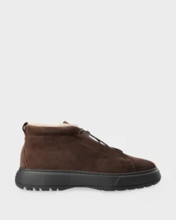 CPH604M suede teddy chocolate
