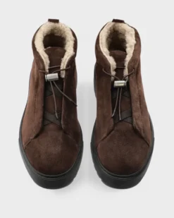 CPH604M suede teddy chocolate