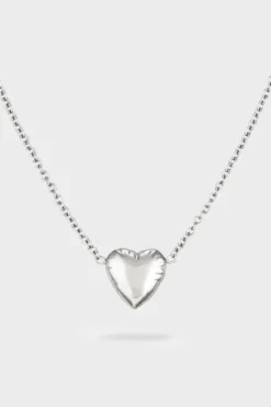 CPH NECKLACE 2 balloon hearts silver