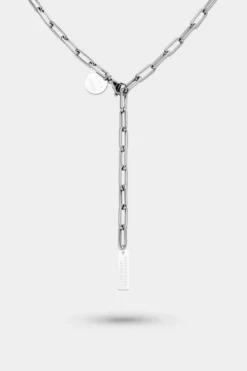CPH NECKLACE 9 basic tags silver