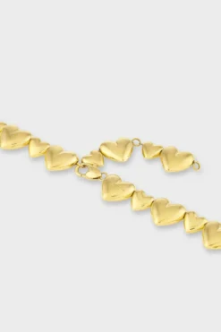 CPH NECKLACE 1 bold hearts gold