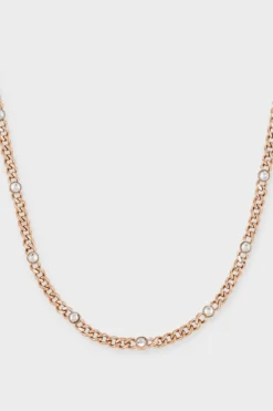 CPH NECKLACE 3 glittery roségold