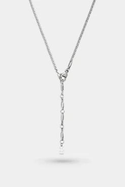 CPH NECKLACE 8 mini edgy silver