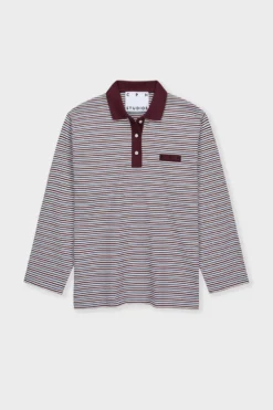CPH POLOSHIRT 1 cotton blue striped