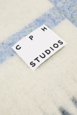 CPH SHAWL 16 wool mix blue