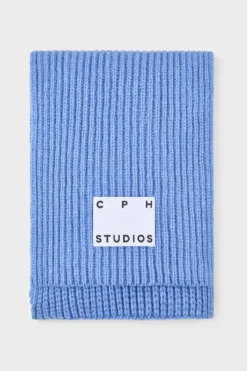CPH SHAWL 29 wool mix blue
