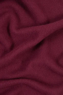 CPH SHAWL 18 wool mix burgundy