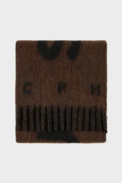 CPH SHAWL 13 wool mix chocolate