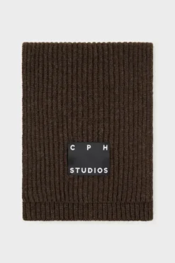 CPH SHAWL 29 wool mix chocolate