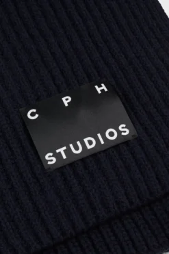 CPH SHAWL 29 wool mix navy