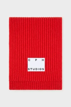CPH SHAWL 29 wool mix red