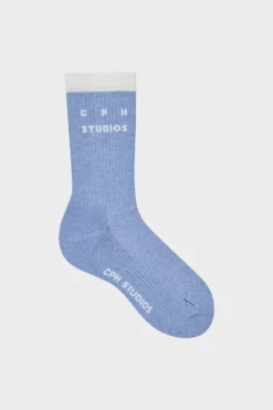CPH SOCKS 9 cotton blend blue/off white