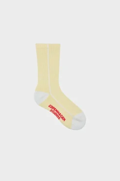 CPH SOCKS 15 cotton blend butter yellow
