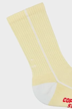 CPH SOCKS 15 cotton blend butter yellow