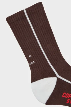 CPH SOCKS 15 cotton blend chocolate
