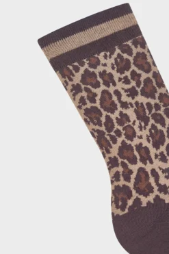 CPH SOCKS 7 cotton blend dark brown leo