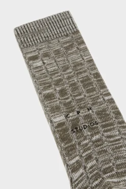 CPH SOCKS 6 cotton blend olive melange