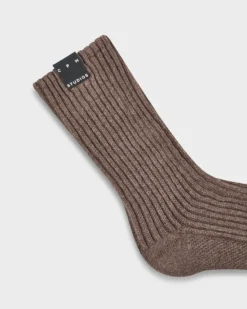 CPH SOCKS 16 wool mix chocolate