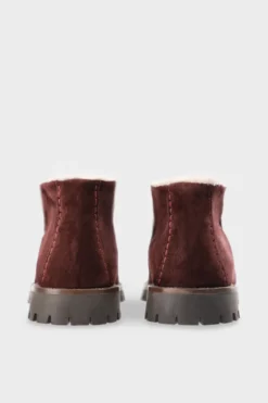 CPH847 suede teddy dark berry