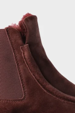CPH267 suede teddy dark berry